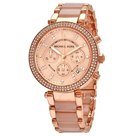 michael kors mk5896 parker rose gold tone watch|michael kors parker rose goldtone.